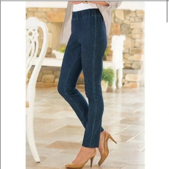 Soft surroundings Pull on Skinny Jeans - Picture 1 of 7